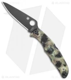 Spyderco Endura 4 Lockback Knife Glow Zome Green (3.75" Black) GITD