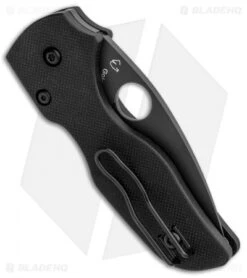 Spyderco Lil' Native Compression Lock Knife Black G-10 (2.5" Black) C230GPBBK -Spyderco Sales Store Spyderco Lil Native Compression Lock Black G 10 Black C230GPBBK BHQ 81520 jr side