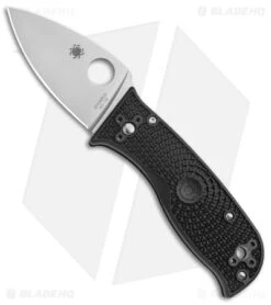 Spyderco Lil' Temperance 3 Lightweight Knife Black FRN (2.9" Satin) C69PBK3