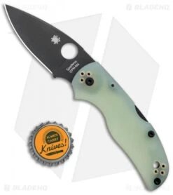 Spyderco M4 Native 5 Lockback Knife Natural G-10 (3" Black) C41GM4PBK5 Exclusive -Spyderco Sales Store Spyderco M4 Native 5 LB Natural G 10 Black C41GM4PBK5 BHQ 88442 jr bottlecap 2