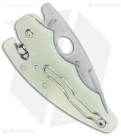 Spyderco Exclusive M4 Poliwog Ball Lock Knife Natural G-10 (2.3" Satin) -Spyderco Sales Store Spyderco M4 Poliwog Natural G 10 C98GM4P BHQ 103847 jr side