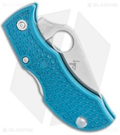 Spyderco ManBug Lightweight Blue FRN Pocket Knife (1.95" Satin K390) MFPK390 -Spyderco Sales Store Spyderco ManBug Lightweight Blue FRN Pocket Knife 1.95 Satin K390 MFPK390 BHQ 112408 LS Side