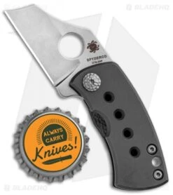Spyderco McBee Frame Lock Knife Titanium (1.5" Stonewash) C236TIP McNees -Spyderco Sales Store Spyderco McBee FL Ti SW C236TIP BHQ 82801 jr bottlecap