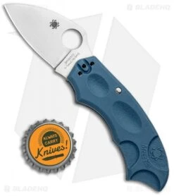 Spyderco Meerkat Sprint Run Knife Blue FRN (2" Satin V-Toku2) C64PBLE -Spyderco Sales Store Spyderco Meerkat Sprint Run Blue FRN Satin C64PBLE BHQ 93648 jr bottlecap