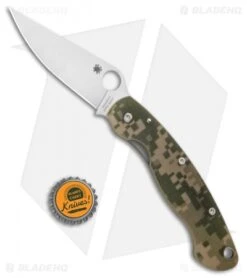 Spyderco Military Knife Digital Camo G-10 (4" Satin S30V) C36GPCMO -Spyderco Sales Store Spyderco Military Knife Digital Camo G 10 Satin C36GPCMO BHQ 3064 jr bottlecap