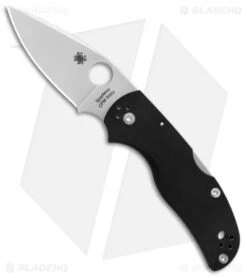 Spyderco Native 5 Lockback Knife Black G-10 (3" Satin) C41GP5