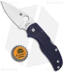 Spyderco Native 5 Knife Dark Blue G-10 (3" Satin CPM-S110V) C41GPDBL5 -Spyderco Sales Store Spyderco Native 5 Dark Blue G 10 Satin C41GPDBL5 BHQ 33044 jr bottlecap