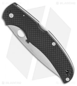 Spyderco Sales Store -Spyderco Sales Store Spyderco Native Chief Lockback Knife Carbon Fiber 4.08 Satin S90V C244CF90VP BHQ 112414 LS Spine
