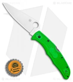 Spyderco Pacific Salt 2 Lockback Knife Green FRN (3.4" Satin LC200N) C91FPGR2 -Spyderco Sales Store Spyderco Pacific Salt 2 Lockback Knife Green FRN 3.4 Satin LC200N C91FPGR2 BHQ 116273 LS Bottlecap