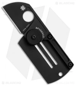 Spyderco Panchenko Dog Tag Folder Slip Joint Knife (1.22" Black) C188ALTIBBKP