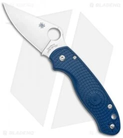 Spyderco Para 3 Lightweight Compression Lock Knife Blue (3" Satin SPY27)