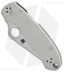 Spyderco Para 3 Sprint Run Knife Gray G-10 (3" Satin Cru-Wear) C223GPGYCW -Spyderco Sales Store Spyderco Para 3 Sprint Run gray G10 satin CRU Wear BHQ 71266 er spine
