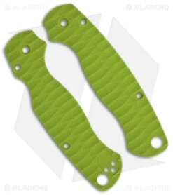 Spyderco Paramilitary 2 Custom G10 Replacement Scale Allen Putman (Toxic Green)