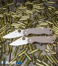 Spyderco Para 3 Sprint Run Compression Lock Knife Brown G-10 (3" Satin) C223GPBN -Spyderco Sales Store Spyderco Paramilitary 2 Knife Brown G 10 Satin S35VN C81GPBN2 BHQ 9775 kp brassness web