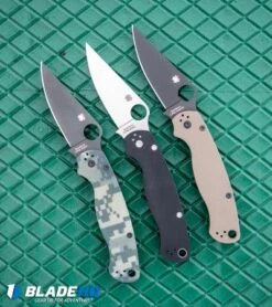 Spyderco Paramilitary 2 Knife Brown G-10 (3.4" Black S35VN) C81GPBNBK2 -Spyderco Sales Store Spyderco Paramilitary 2 Knife Digi Camo G 10 Black S30V C81GPCMOBK2 BHQ 8740 kp agua web