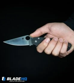 Spyderco Para Military 2 Sprint Run Knife Burnt Orange G-10 (3.44" Satin Rex 45) -Spyderco Sales Store Spyderco Paramilitary 2 Knife G 10 Satin S30V C81GP2 BHQ 7920 kp in hand web 3