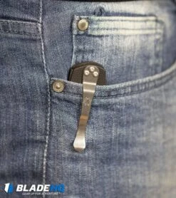 Spyderco Paramilitary 2 Knife Dark Gray G-10 (3.4" Stonewash Maxamet) C81GPDGY2 -Spyderco Sales Store Spyderco Paramilitary 2 Knife G 10 Satin S30V C81GP2 BHQ 7920 kp in pocket web 9