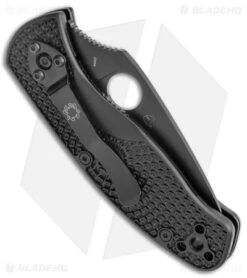 Spyderco Persistence Lightweight Liner Lock Knife Black (2.75" Black) C136PBBK -Spyderco Sales Store Spyderco Persistence Lightweight LL Black Black BHQ 139715 jr side