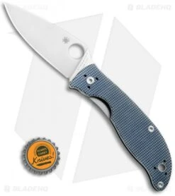 Spyderco Polestar Liner Lock Knife Gray G-10 (3.3" Satin) C220GPGY -Spyderco Sales Store Spyderco Polestar LL Gray G 10 C220GPGY BHQ 50832 jr bottlecap 2