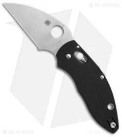 Spyderco Q-Ball Bearing Lock Knife Black G-10 (2.72" Satin) C219GP