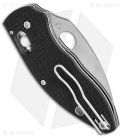 Spyderco Q-Ball Bearing Lock Knife Black G-10 (2.72" Satin) C219GP -Spyderco Sales Store Spyderco Q Ball black G 10 satin C219GP BHQ 50831 er side