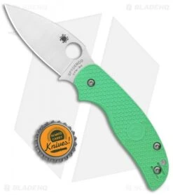 Spyderco Sage 5 Lightweight Compression Lock Knife Mint FRN (3" Satin M4) BHQ -Spyderco Sales Store Spyderco Sage 5 Lightweight Compression Lock Mint FRN Satin C123PGRM4 BHQ 137711 jr bottlecap