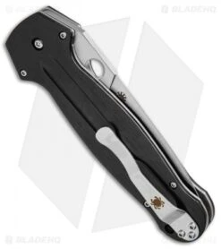 Spyderco Schempp EuroEdge Liner Lock Knife Black G-10 (3.9" Satin) C215GP -Spyderco Sales Store Spyderco Schempp EuroEdge LL Black G 10 C215GP BHQ 36435 jr side 2