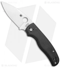 Spyderco Shaman Sprint Run Compression Lock Knife Carbon Fiber (3.6" Satin S90V)