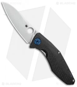 Spyderco Sinkevich Drunken Frame Lock Knife Carbon Fiber (3.38" Stonewash)