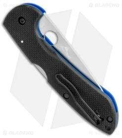 Spyderco Siren Lockback Knife Black G-10 (3.6" Satin) C247GP -Spyderco Sales Store Spyderco Siren LB Black G 10 Satin C247GP BHQ 102051 jr side