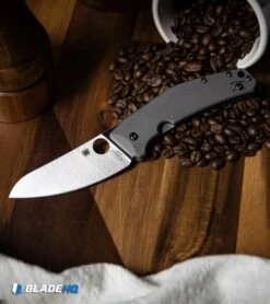Spyderco SpydieChef Frame Lock Knife Gray Ti (3.3" Satin) C211TIP -Spyderco Sales Store Spyderco SpydieChef Frame Lock Knife Gray Ti Satin C211TIP BHQ 36436 kp coffee web
