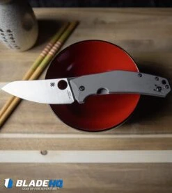 Spyderco SpydieChef Frame Lock Knife Gray Ti (3.3" Satin) C211TIP -Spyderco Sales Store Spyderco SpydieChef Frame Lock Knife Gray Ti Satin C211TIP BHQ 36436 kp yum web