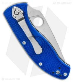Spyderco Tenacious Lightweight Blue FRN Knife (3.4" Satin S35VN) C122PBL -Spyderco Sales Store Spyderco Tenacious Lightweight Blue FRN Knife 3.4 Satin S35VN C122PBL BHQ 116282 LS Side