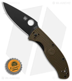 Spyderco Tenacious Lightweight Folding Knife OD Green FRN (3.4" Black) -Spyderco Sales Store Spyderco Tenacious Lightweight Folding Knife OD Green FRN 3in Black BHQ 120671 td size