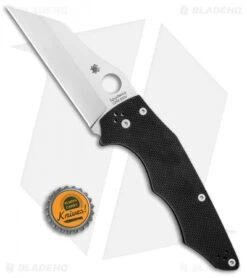 Spyderco YoJumbo Compression Lock Knife Black G-10 (4" Satin S30V) C253GP -Spyderco Sales Store Spyderco YoJumbo Compression Lock Black G 10 Satin C253GP BHQ 112403 jr bottlecap