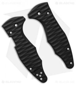 Spyderco Yojimbo 2 Custom Replacement Scales By Allen Putman (Black G-10)