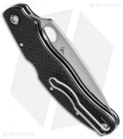 Spyderco Caly 3.5 ZDP-189 Carbon Fiber Folding Knife (3.5" Satin Plain) C144CFPE -Spyderco Sales Store Spyderco caly 3 5 zdp 189 c144cfpe BHQ 11552 dl side
