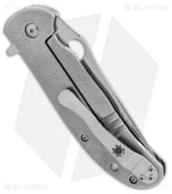 Spyderco Gayle Bradley Advocate Frame Lock Knife Titanium (3.5" Satin) C214TIP -Spyderco Sales Store Spyderco gayle bradley advocate ti C214TIP BHQ 36427 er side