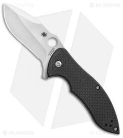 Spyderco Rubicon 2 Liner Lock Knife Carbon Fiber/G-10 (3" Satin) C187CFP2