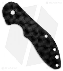Allen Putman Spyderco Domino Scale Textured Black G-10