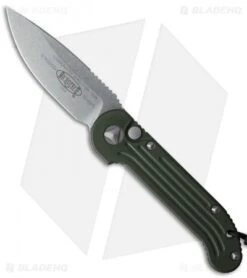Microtech LUDT Automatic Knife OD Green (3.4" Stonewash) 135-10OD