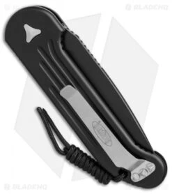Microtech LUDT Automatic Knife Black (3.4" Black) 135-1 -Spyderco Sales Store microtech LUDT black black 135 1 BHQ 49380 er side