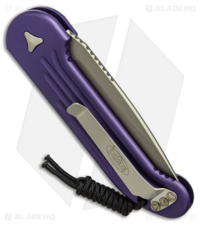 Microtech LUDT Automatic Knife Purple (3.4" Bronze) 135-13PU 3 Microtech LUDT Automatic Knife Purple (3.4" Bronze) 135-13PU - Image 3