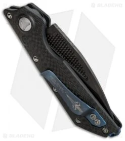 Marfione Custom DOC Killswitch Automatic Knife Carbon Fiber (3.75" DLC Tri-Tone) -Spyderco Sales Store microtech doc killswitch tri tone sw elmax cf side cm