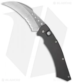 Microtech Hawk Automatic Knife (4" Stonewash Serr) 06/2002 #641