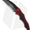 Microtech Kestrel Red Tactical Automatic Knife (3.95" Black Serr) 131-2RD
