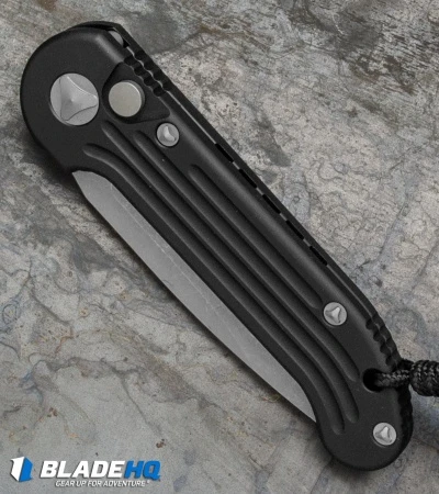 Microtech LUDT Automatic Knife Black (3.4" Apocalyptic) 135-10AP 2 Microtech LUDT Automatic Knife Black (3.4" Apocalyptic) 135-10AP - Image 2