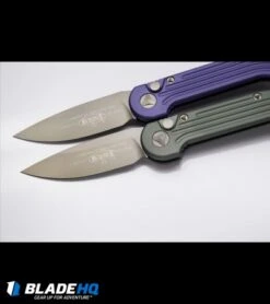 Microtech LUDT Automatic Knife Purple (3.4" Bronze) 135-13PU 7 Microtech LUDT Automatic Knife Purple (3.4" Bronze) 135-13PU -Spyderco Sales Store microtech ludt bronze purple odgreen dl