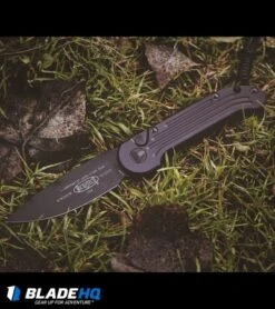 Microtech LUDT Tactical Automatic Knife (3.4" Black) 135-1T -Spyderco Sales Store microtech ludt tactical 135 1T BHQ 4422 dl 2