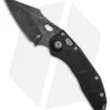 Marfione Custom Borka Blades Prototype Stitch Auto Knife Black (Acid Wash)
